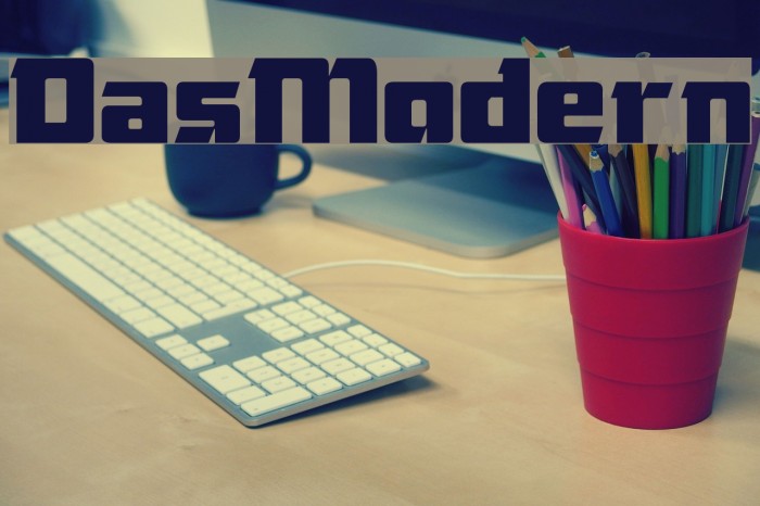 DasModern Font examples