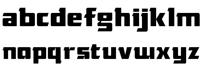 DasModern Font LOWERCASE