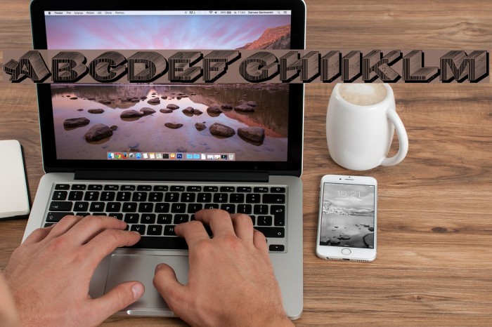 DasRiese Shadow Font examples