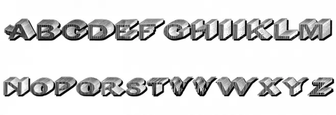 DasRieseShadow Schriftart Groß