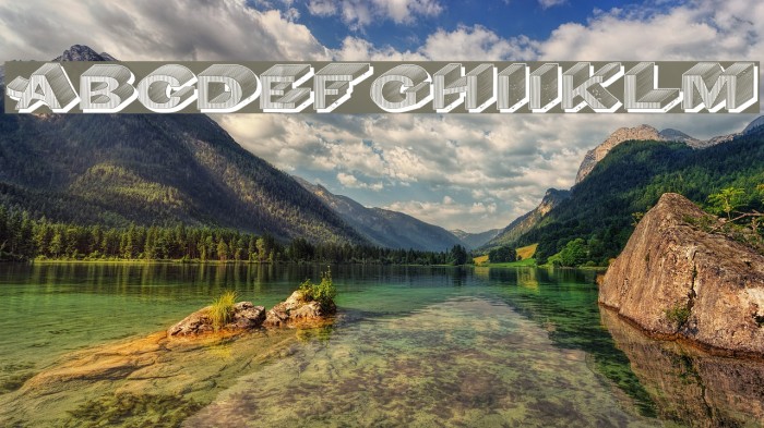 DasRieseShadow Font examples