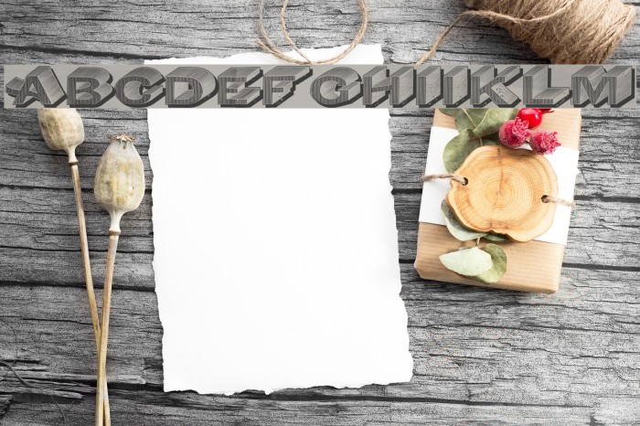 DasRieseShadow Font examples