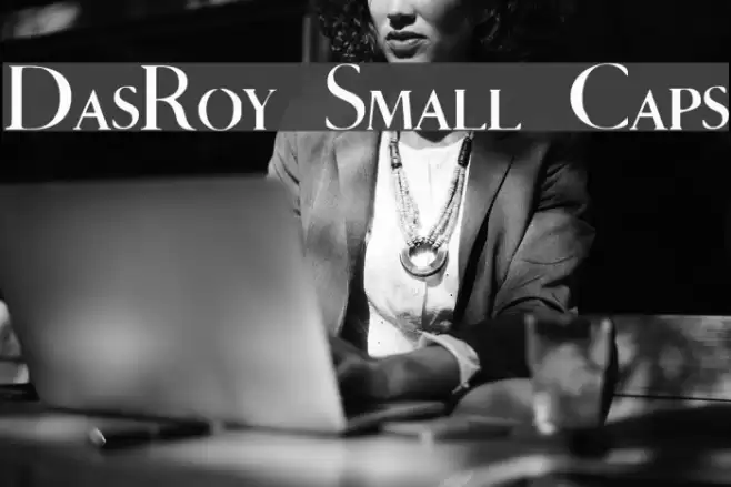 DasRoy Small Caps Font examples