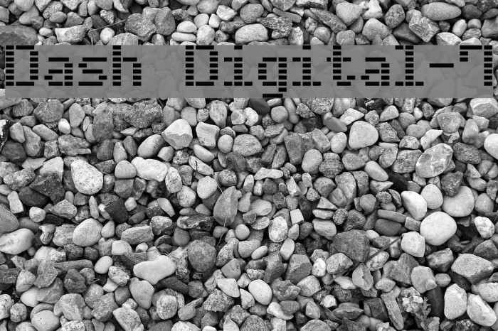 Dash Digital-7 Font examples
