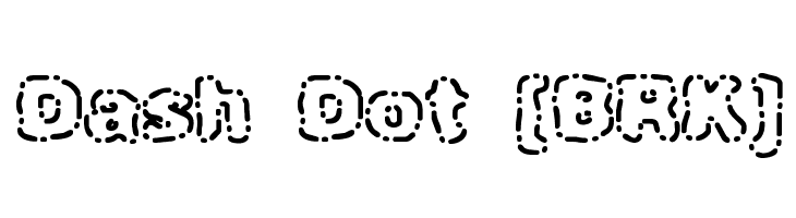 Dash Dot [BRK]  Free Fonts Download