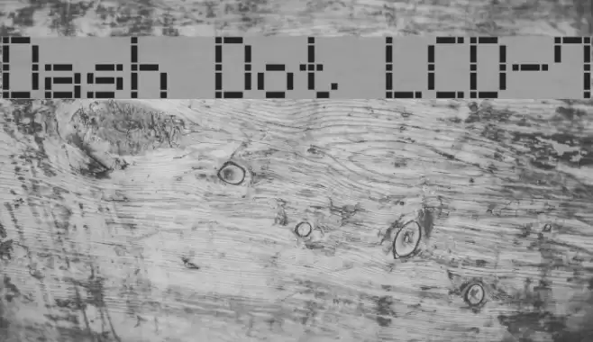 Dash Dot LCD-7 Font examples