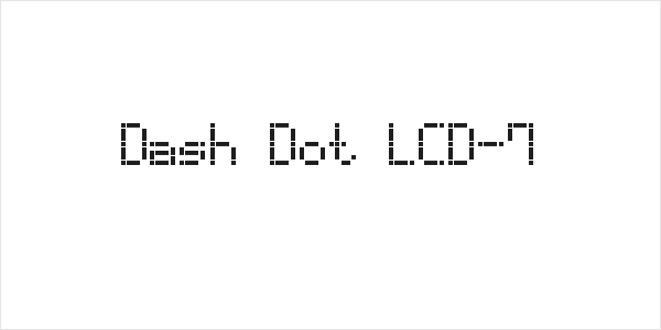 Dash Dot LCD-7 Logo