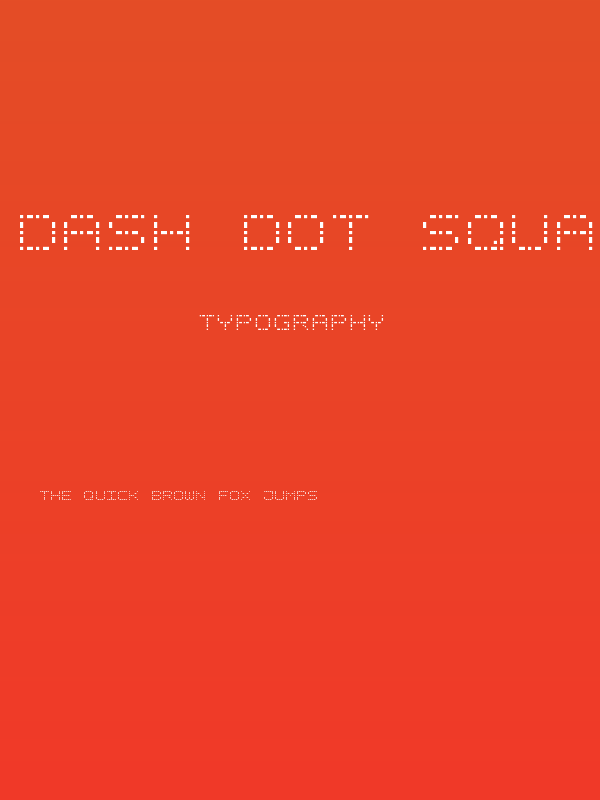 Dash Dot Square-7 Poster
