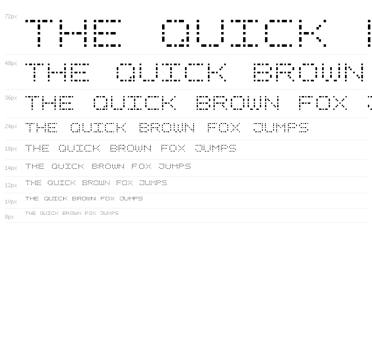 Dash Dot Square-7 Waterfall