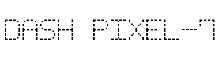Dash Pixel-7  Free Fonts Download