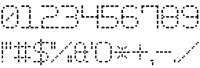 Dash Pixel-7 Font OTHER CHARS