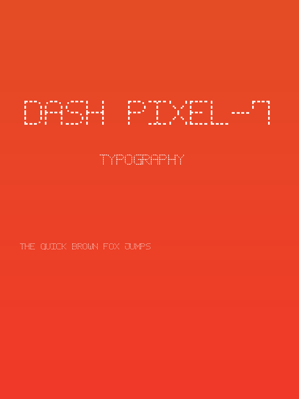 Dash Pixel-7 Poster