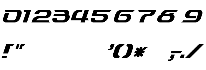 Dash9812 Font Alte caractere