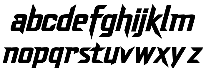 DashHorizon Font LOWERCASE