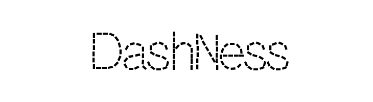 DashNess Font