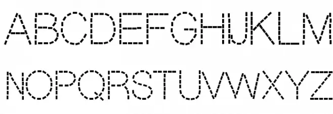 DashNess フォント 大文字