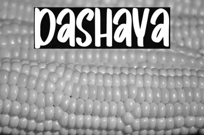 Dashaya Caratteri examples