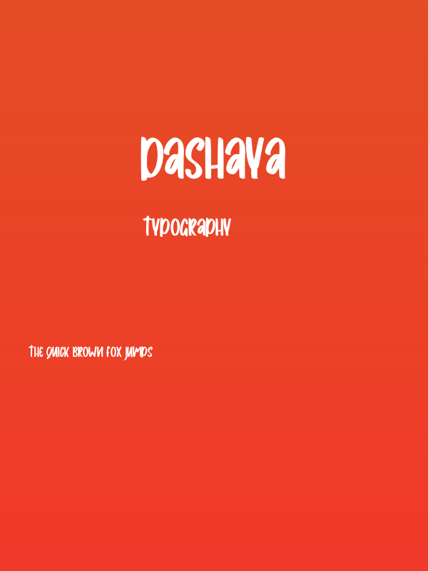 Dashaya Poster