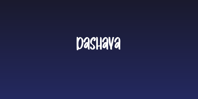 Dashaya Social Header