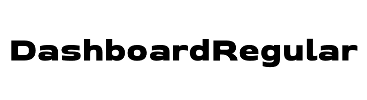 Dashboard Regular  Frei Schriftart Herunterladen