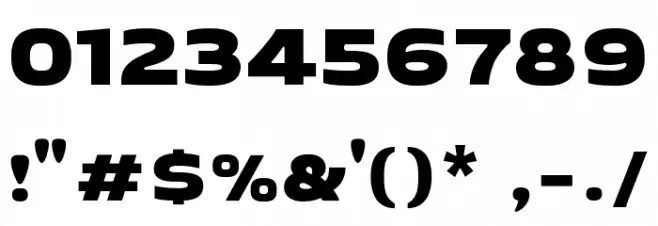 Dashboard Regular Font OTHER CHARS