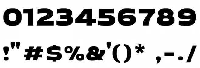 Dashboard Regular Font OTHER CHARS