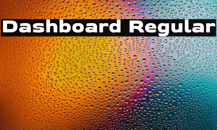 Dashboard Regular Example 2