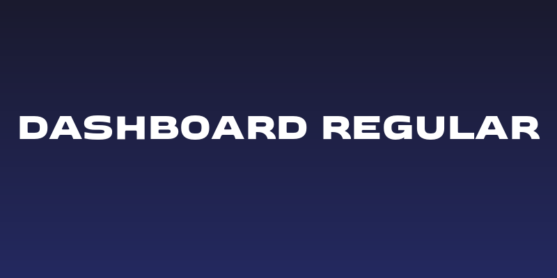 Dashboard Regular Social Header