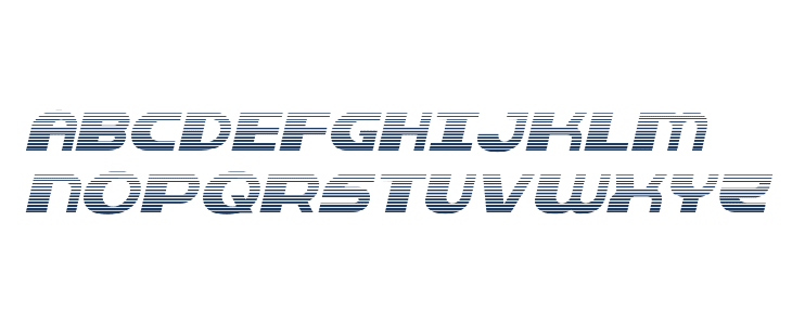Dashiel Gradient Italic Uppercase