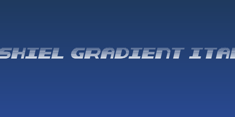 Dashiel Gradient Italic Social Header
