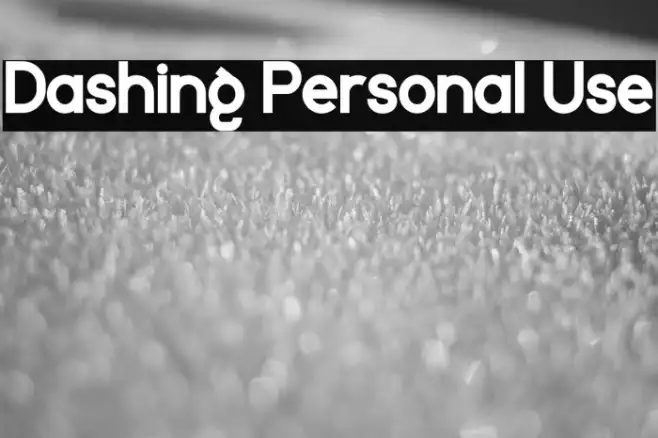 Dashing Personal Use Example 3