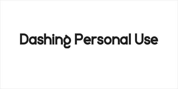 Dashing Personal Use Logo