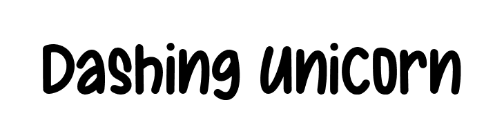 Dashing Unicorn  Скачать бесплатные шрифты