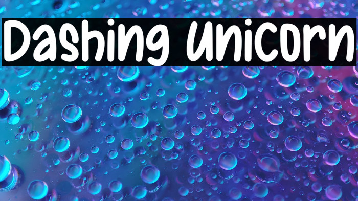 Dashing Unicorn Example 1
