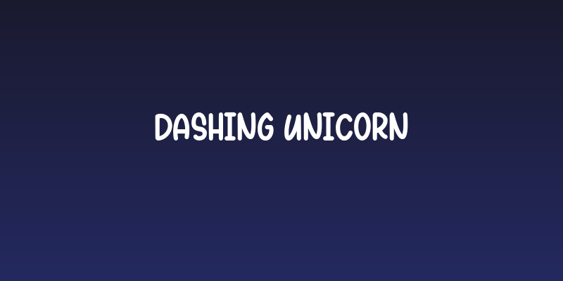 Dashing Unicorn Social Header