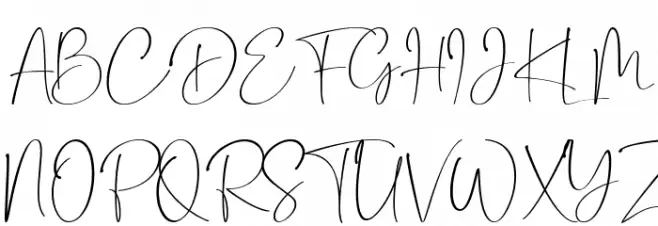 Dashinta Font Litere mari