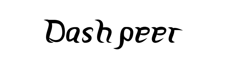 Dashpeer  Frei Schriftart Herunterladen