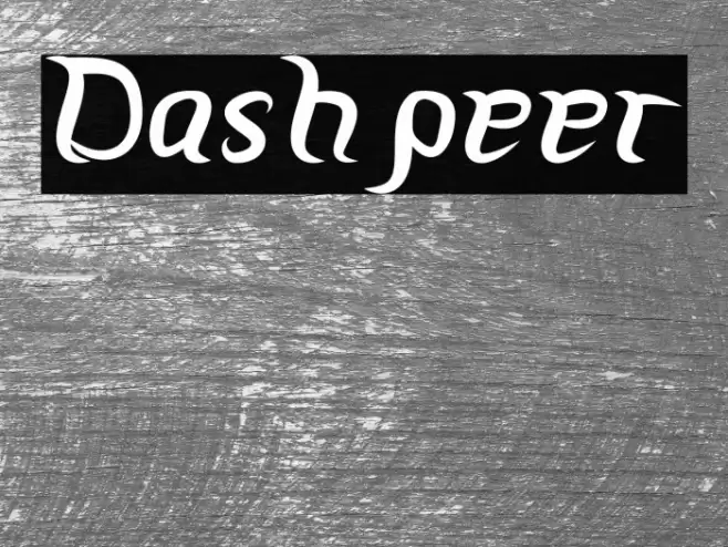 Dashpeer Font examples
