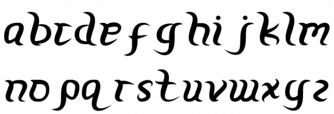 Dashpeer 字体 小写