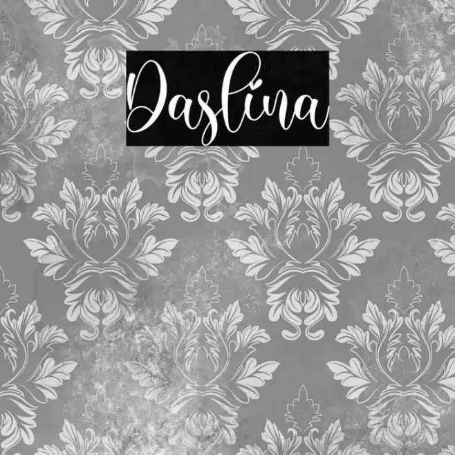 Daslina Font examples