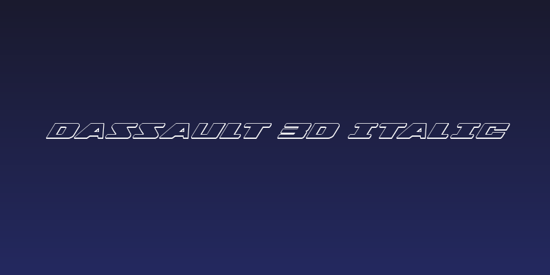 Dassault 3D Italic Social Header