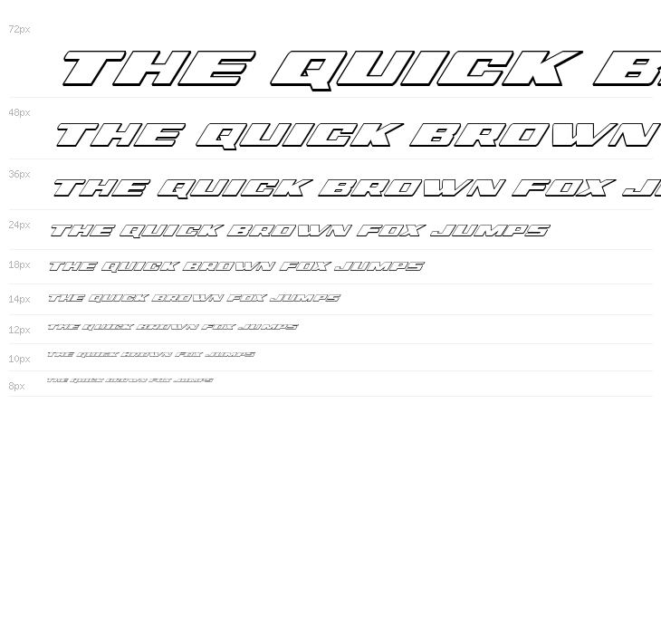 Dassault 3D Italic Waterfall