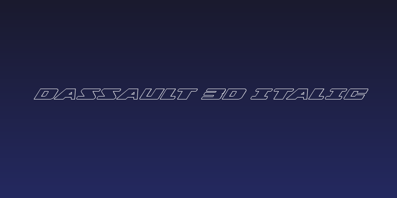 Dassault 3D Italic Social Header