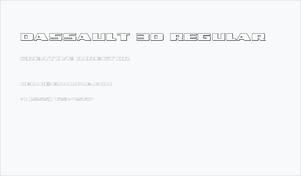 Dassault 3D Regular Business Card