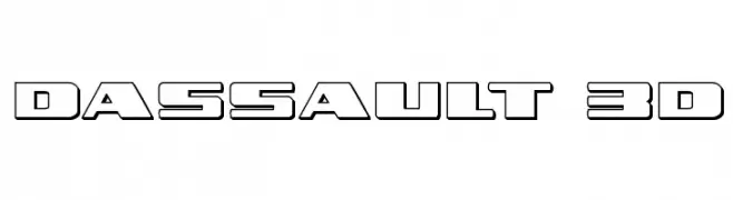 Dassault 3D  Frei Schriftart Herunterladen