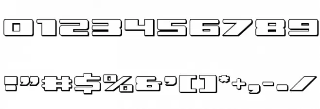 Dassault 3D Font OTHER CHARS