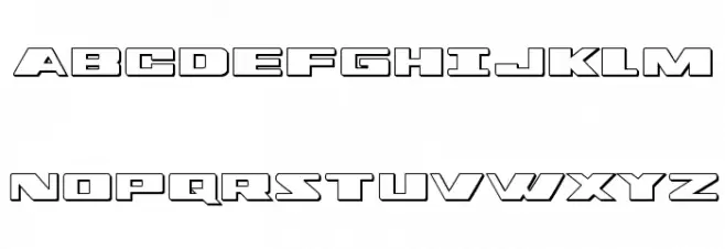 Dassault 3D Schriftart Groß