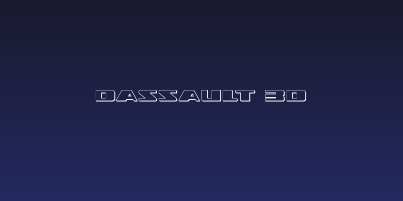 Dassault 3D Social Header