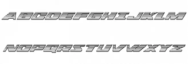 Dassault Chrome Italic Font UPPERCASE