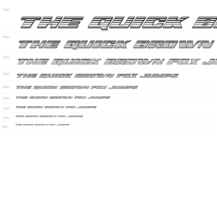 Dassault Chrome Italic Waterfall